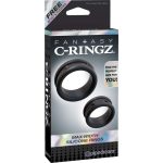 2 Set Penis Ring Black - Image 3