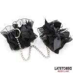 3 Piece Bondage Set Nipple Cover, Eya Mask and HandCuffs - Image 2
