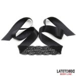 3 Piece Bondage Set Nipple Cover, Eya Mask and HandCuffs - Image 4