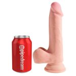 3D Triple Density Dildo with Balls Plus 7.5 Flesh - Image 3