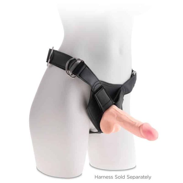 3D Triple Density Dildo with Balls Plus 7.5 Flesh - Image 6