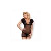 821-CHE-1 Chemise and Thong Black by OBSESSIVE