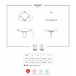 838-SET-1 2 Pieces Set with Lace Black - Image 3