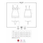 853-CHE-2 Chemise AND Thong White - Image 5