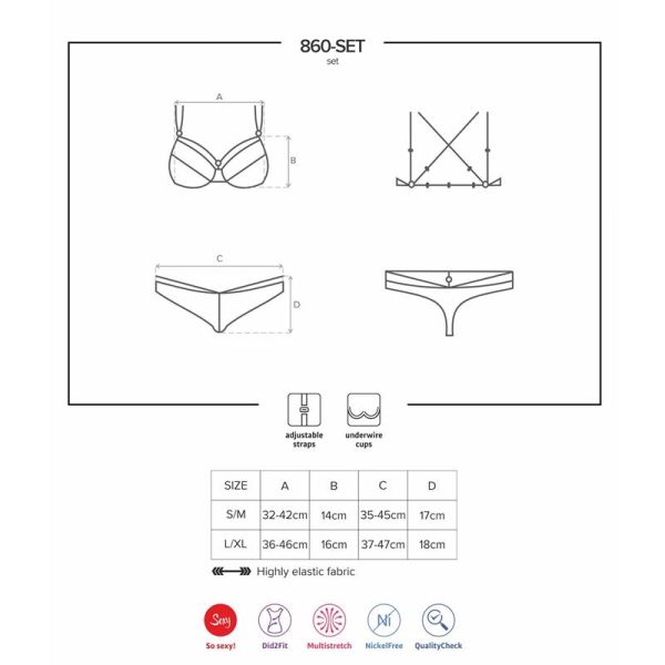 860-SET-1 2 Pieces Set Black - Image 3