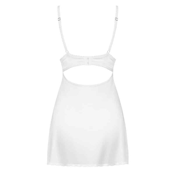 871-CHE-2 Chemise and Thong White - Image 4
