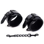 Adjustable Ankle Cuffs Sapphire Vegan Leather - Image 3