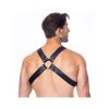 Adjustable Leather Harness with Buckles by BONDAGE PLAY image 2
