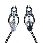 Adjustable nipple clamps butterfly style with black chain - Image 2