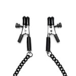 Adjustable nipple clamps with black chain - Image 2