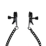 Adjustable nipple clamps with black chain - Image 5