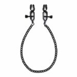 Adjustable nipple clamps with black chain - Image 9