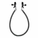 Adjustable nipple clamps with black chain - Image 4