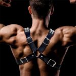 Adonis Chest Bondage Harness for Men Vegan Leather - Image 2