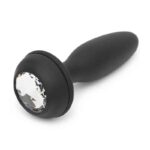 Anal Plug with Vibration and Double Base Purple Large - Image 3