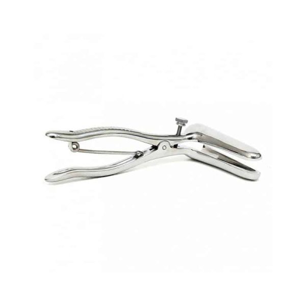 Anal Speculum with 2 Spoons Chrome-Silver - Image 2