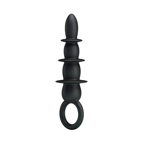 Anal plug 3 Areas Black - Image 5