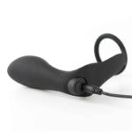 Ansel Anal Plug with Vibration and Cock Ring USB Silicone - Image 3