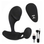 Aquen Prostate and Perineum Stimulator Liquid Silicone Remote Control Magnetic USB - Image 2