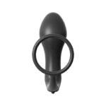 Ass-Gasm Cockring Vibrating Plug  - Colour Black - Image 3