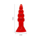Baile Bulbous Shaped Butt Plug Orange - Image 6