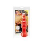 Baile Bulbous Shaped Butt Plug Orange - Image 7