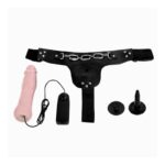 Baile Strap-On Vibrating Dildo Flesh 18.5 cm - Image 4