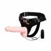 Baile Strap-On with Dildo Flesh with Remote Control by BAILE