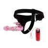 Baile Vibrating Strap-on with Dildo Pink  18 cm by BAILE