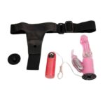 Baile Vibrating Strap-on with Dildo Pink  18 cm - Image 5