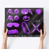 Bondage Set 10 Pieces Purple by INTOYOU BDSM LINE