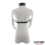 Bondage Strap Bra with Gag and Nipple Clamps - Image 6