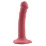 Bouncy Liquid Silicone Dildo Hiper Flexible 6.5 - 16.5 cm Size S Burgundy - Image 3