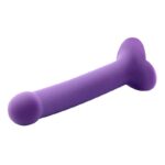Bouncy Liquid Silicone Dildo Hiper Flexible 7 - 18 cm Size M Purple - Image 4