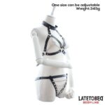 Bra and Panties Bondage Set with Chains - Image 4