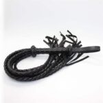 Braided Flogger 75 cm Black - Image 3