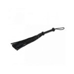 Braided Flogger Leather Black - Image 3