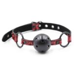 Breathable Gag Ball Diamond Vegan Leather - Image 3