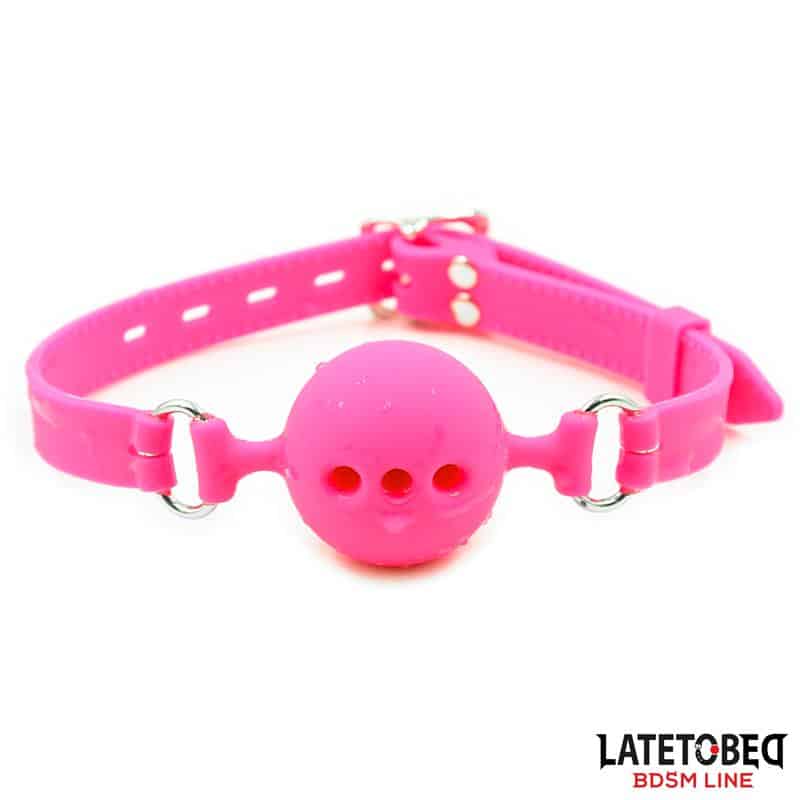 Breathable-Silicone-Ball-Gag-M-4.5-cm Breathable Silicone Ball Gag M - 4.5 cm - Image 1