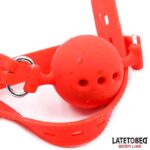 Breathable Silicone Ball Gag S - 4 cm - Image 5