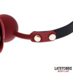 Breathable Silicone Ball Gag with Rose Adjustable 47-56 cm - Image 5