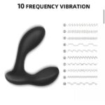 Brett Prostate Massager Remote Control USB Liquid Silicone - Image 6