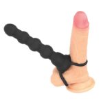 Butt Plug Double Prober with Vibration Black - Image 7