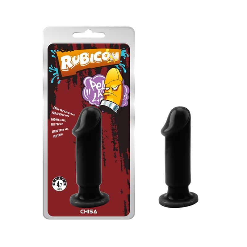 Butt-Plug-Evil-Size-M-12.5-x-3.7-cm-Black Butt Plug Evil Size M 12.5 x 3.7 cm Black - Image 1