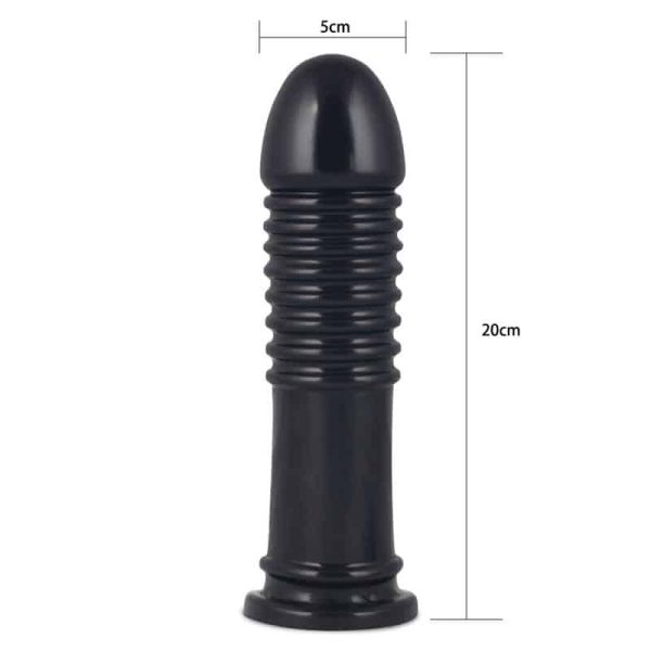 Butt Plug King Sized Anal Bumper 8 Black - Image 4