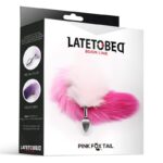 Butt Plug with Pink and White Tail Size S - Image 4
