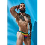 C4M01 Low Rise Bikini Brief Rainbow - Image 5
