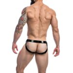 C4M14 Desire Jockstrap Leatherette Black - Image 2
