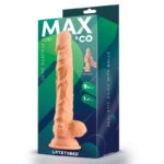 Clint Realistic Dildo with Testicles Flesh 9.5 - Image 4