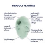 Cloud Dancer Clit Sucker and Vibe Mint - Image 4